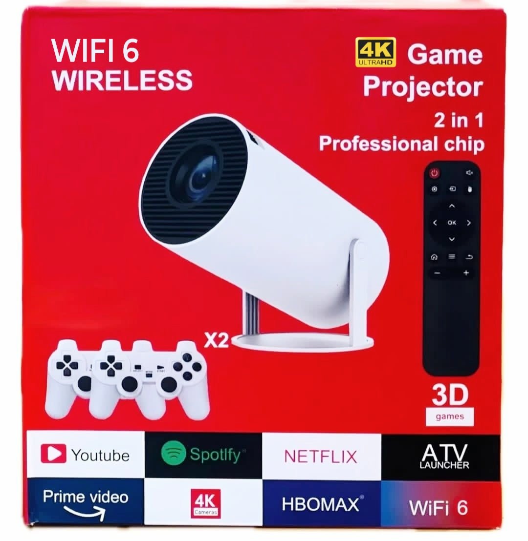 Wireless Projector with Game Console - Amdaan