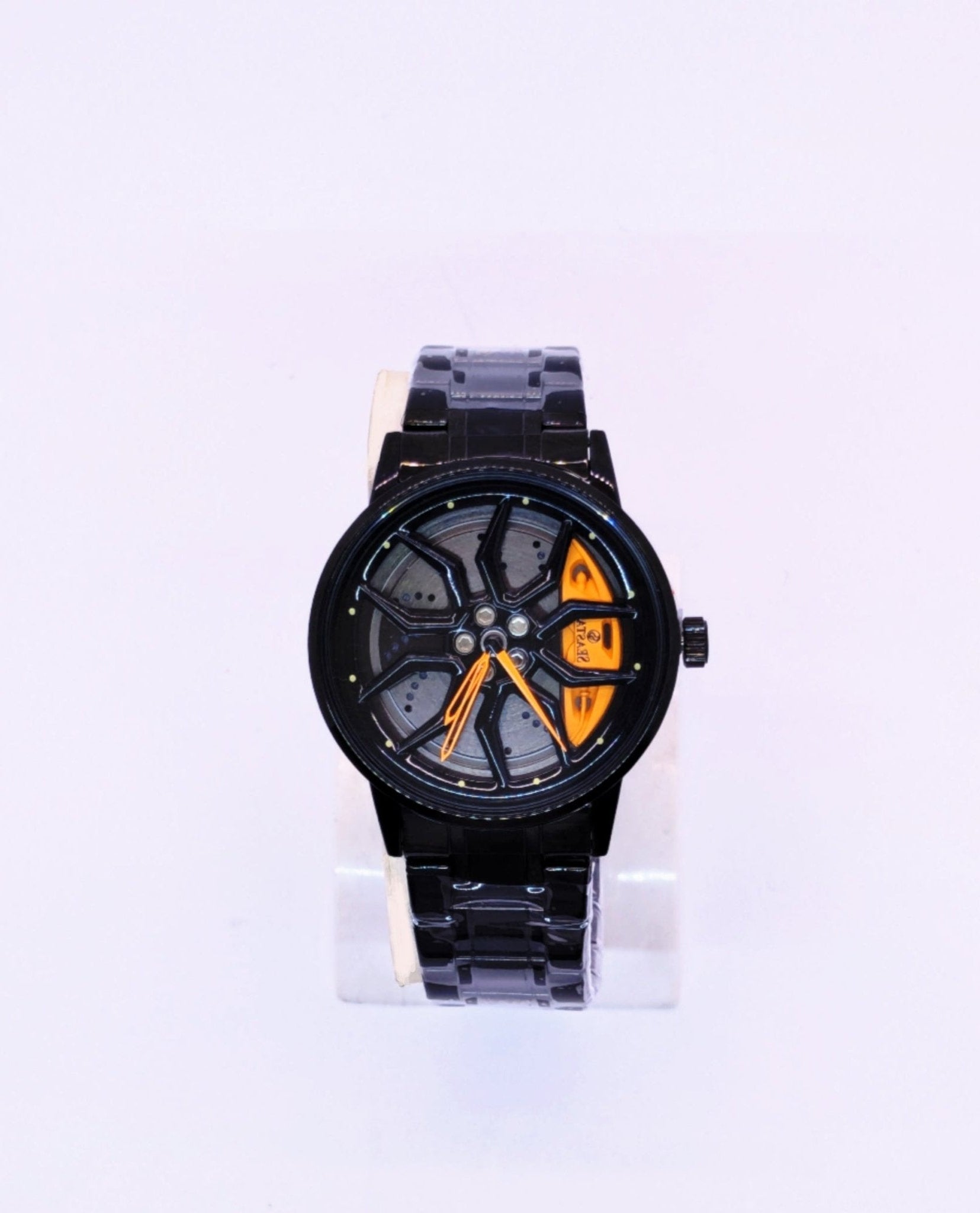 Automatic Skeleton Wheel - Rim Watch – Rotating Dial - Amdaan