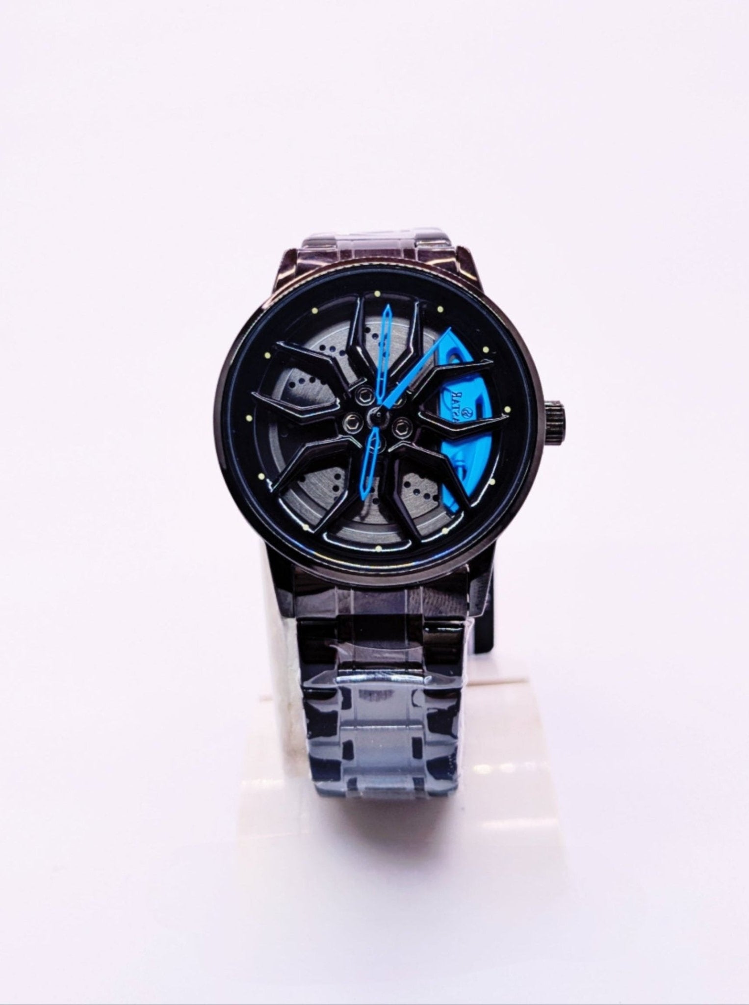 Automatic Skeleton Wheel - Rim Watch – Rotating Dial - Amdaan
